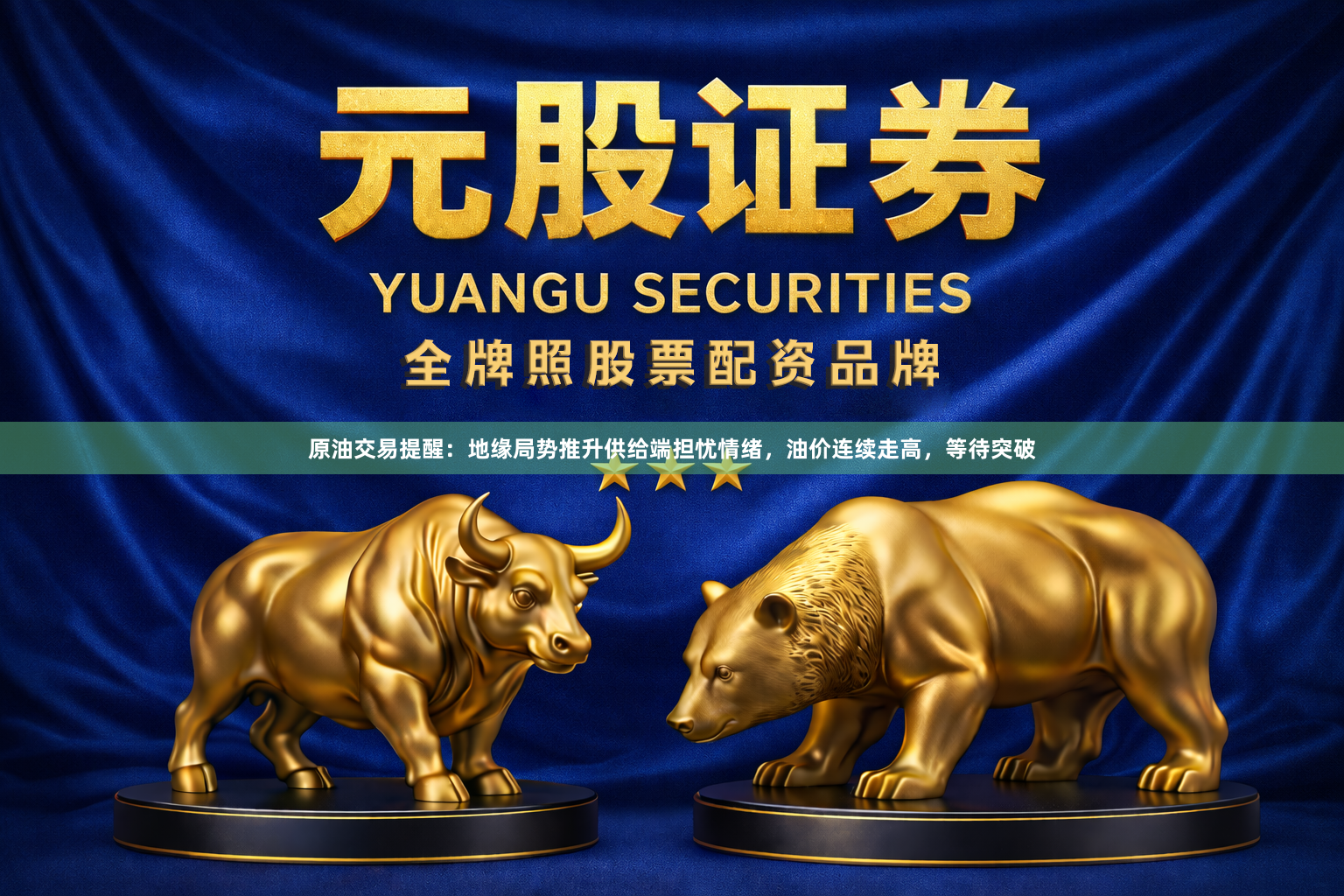 原油交易提醒：地缘局势推升供给端担忧情绪，油价连续走高，等待突破