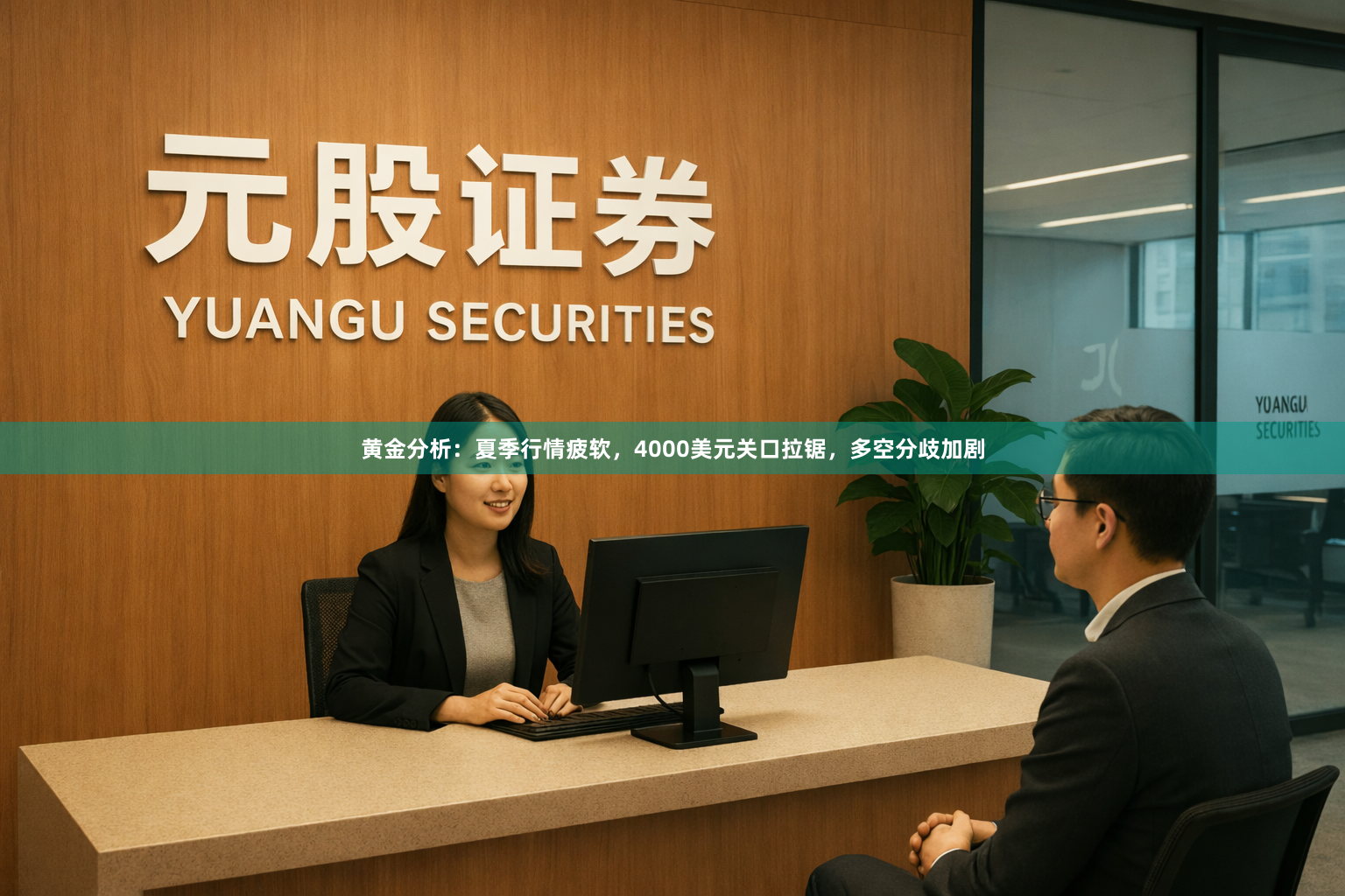 黄金分析：夏季行情疲软，4000美元关口拉锯，多空分歧加剧