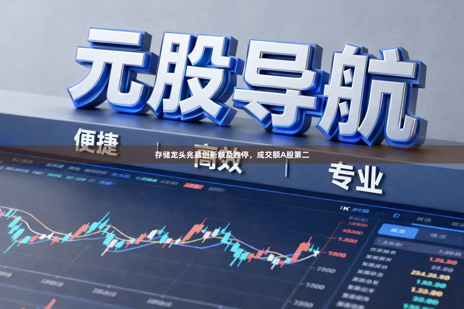 存储龙头兆易创新触及跌停，成交额A股第二