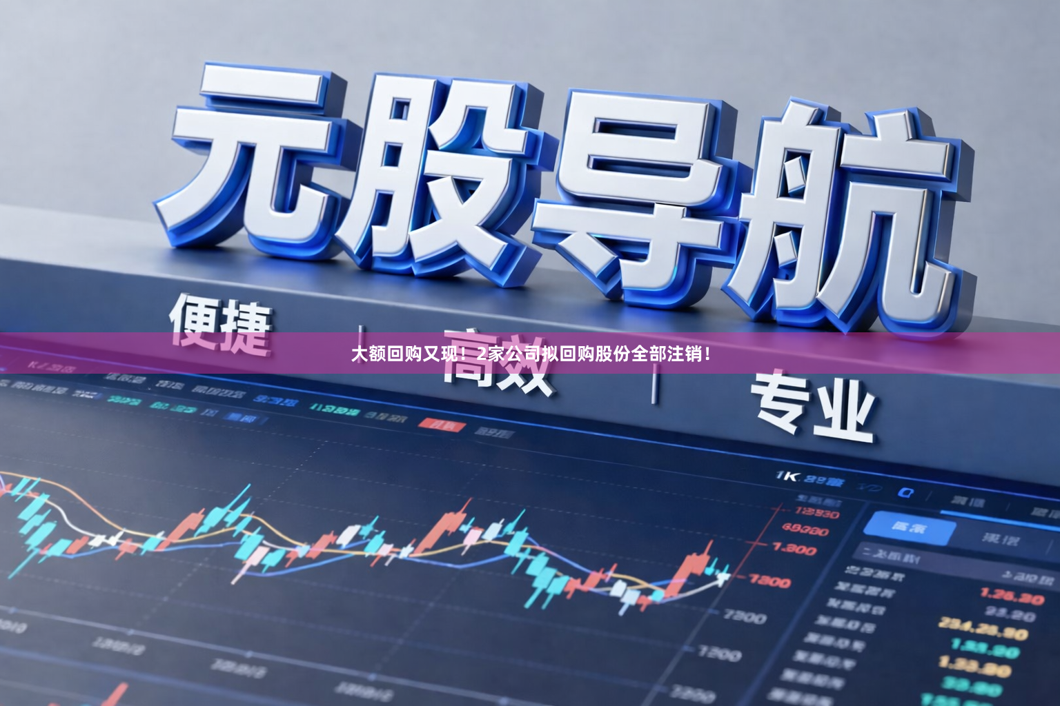大额回购又现！2家公司拟回购股份全部注销！